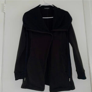 Bloomingdales BAGATELLE COLLECTION Black Cowl Neck Sweater Jacket M